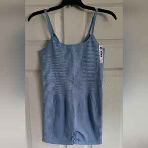 Pink brand Sz Sm workout onsie With Thin Padding At Top..Read Post